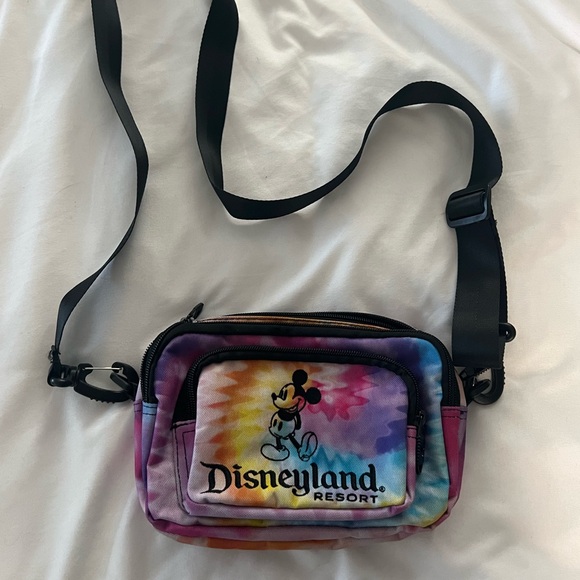 Disney Handbags - Disneyland Tie Dye Fanny/Crossbody Bag